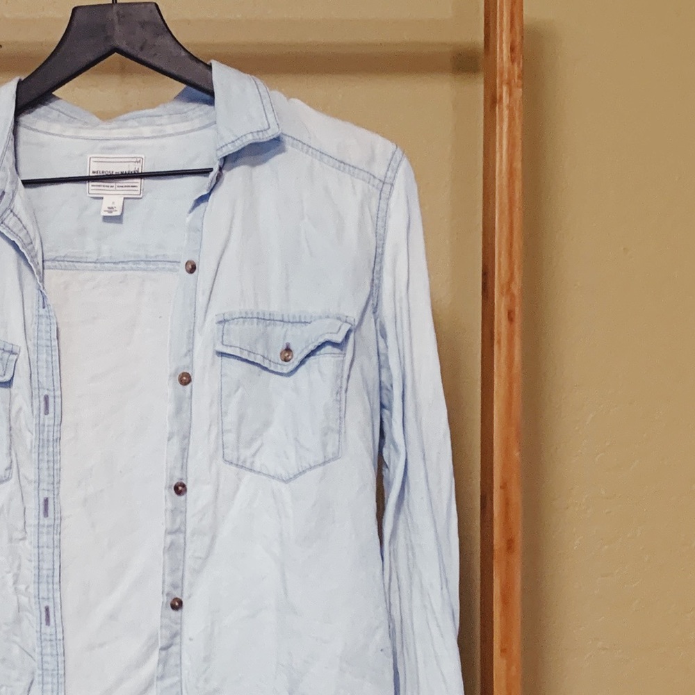 Light Denim Wash Button Down - image 2